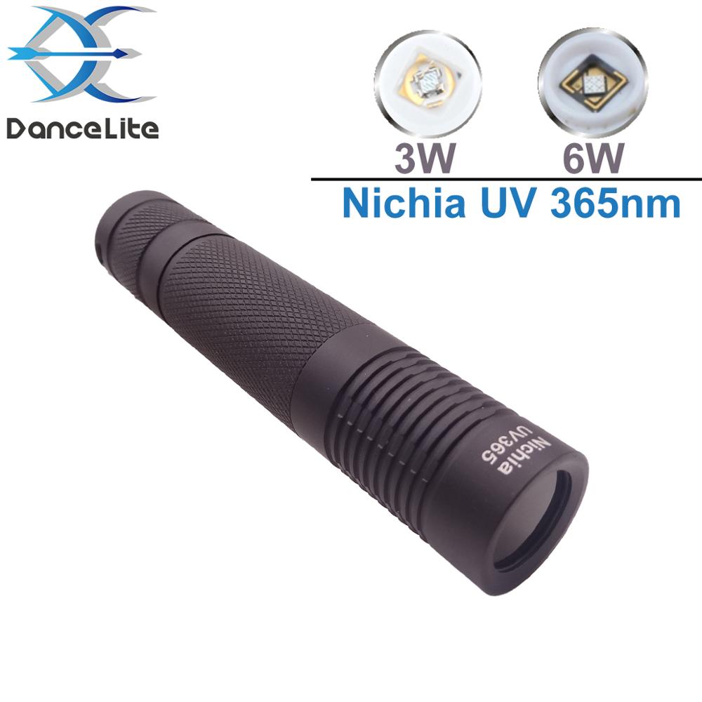 S9 Nichia UV 365nm 6W/3W 1  LED  ġ ڿܼ..